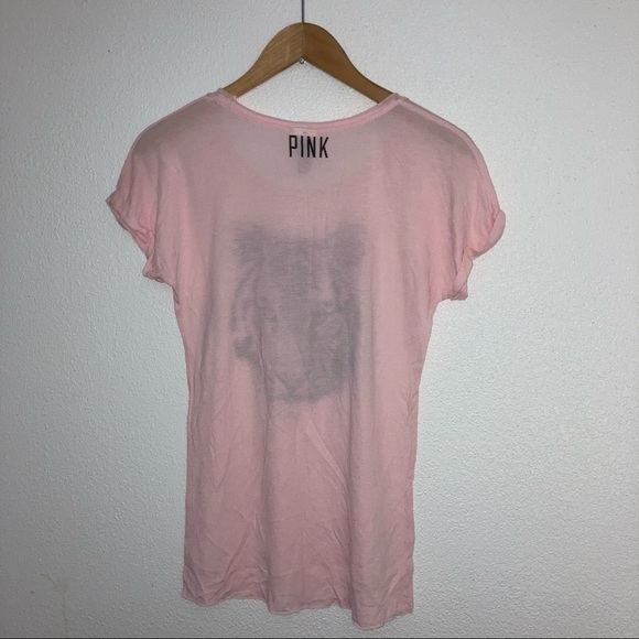 Pink Victoria’s  Secret Tiger Tee Shirt S - Picture 3 of 5